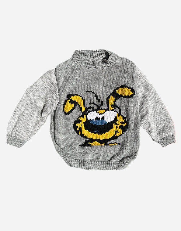PULL - MARSUPILAMI - GRIS - 4 ANS