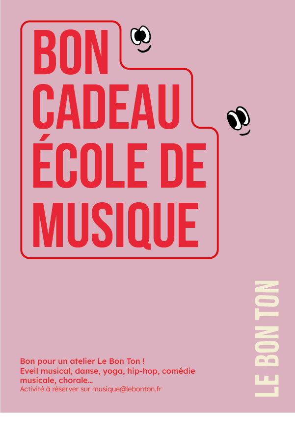 Le bon cadeau Ecole de musique