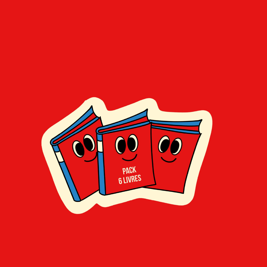 Pack personnalisé 6 livres