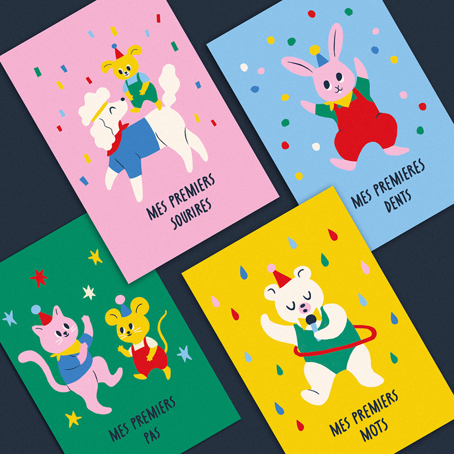 Le set de cartes étapes "Ma première année"