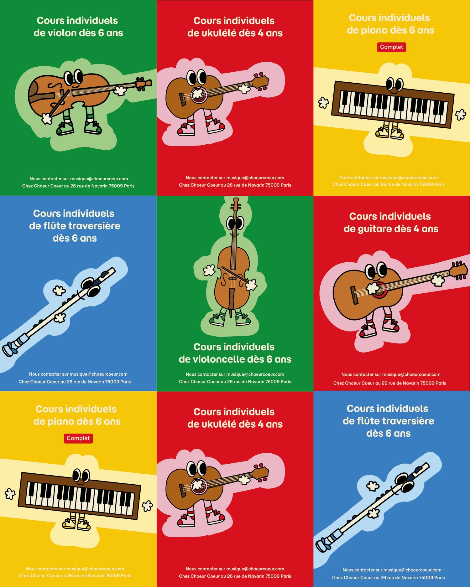 LES COURS PARTICULIERS D'INSTRUMENTS