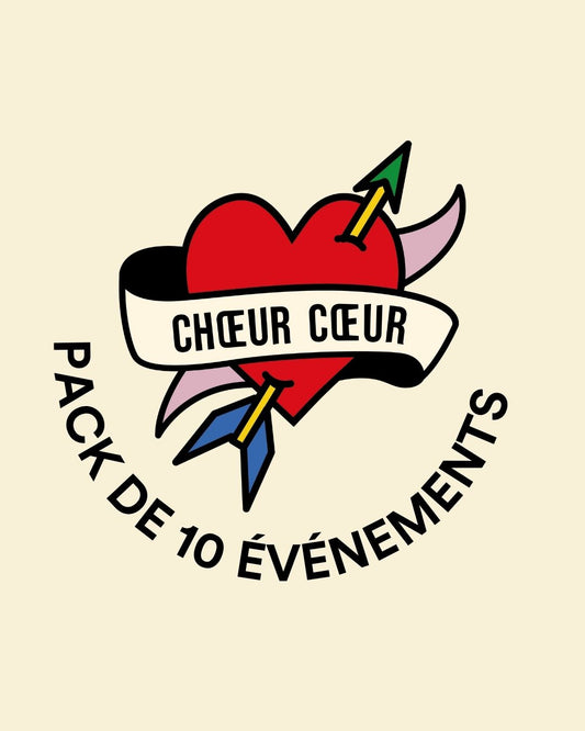 PACK DE 10 ÉVÉNEMENTS DU WEEK-END