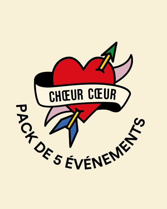 PACK DE 5 ÉVÉNEMENTS DU WEEK-END