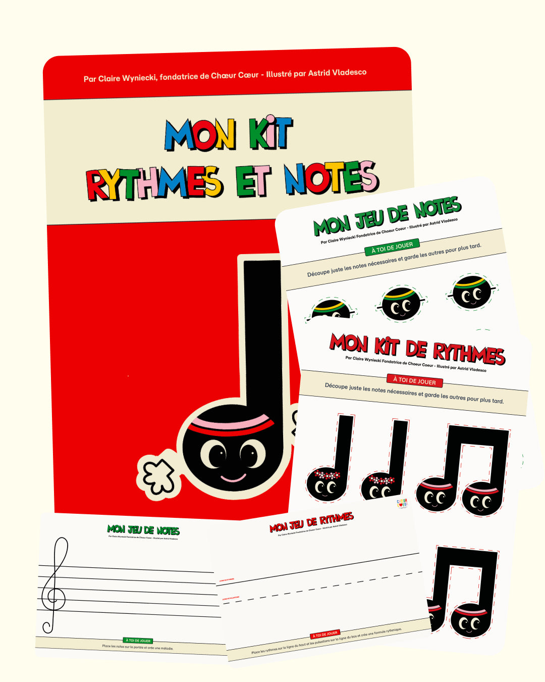 Mon kit rythmes et notes - Par Claire Wyniecki