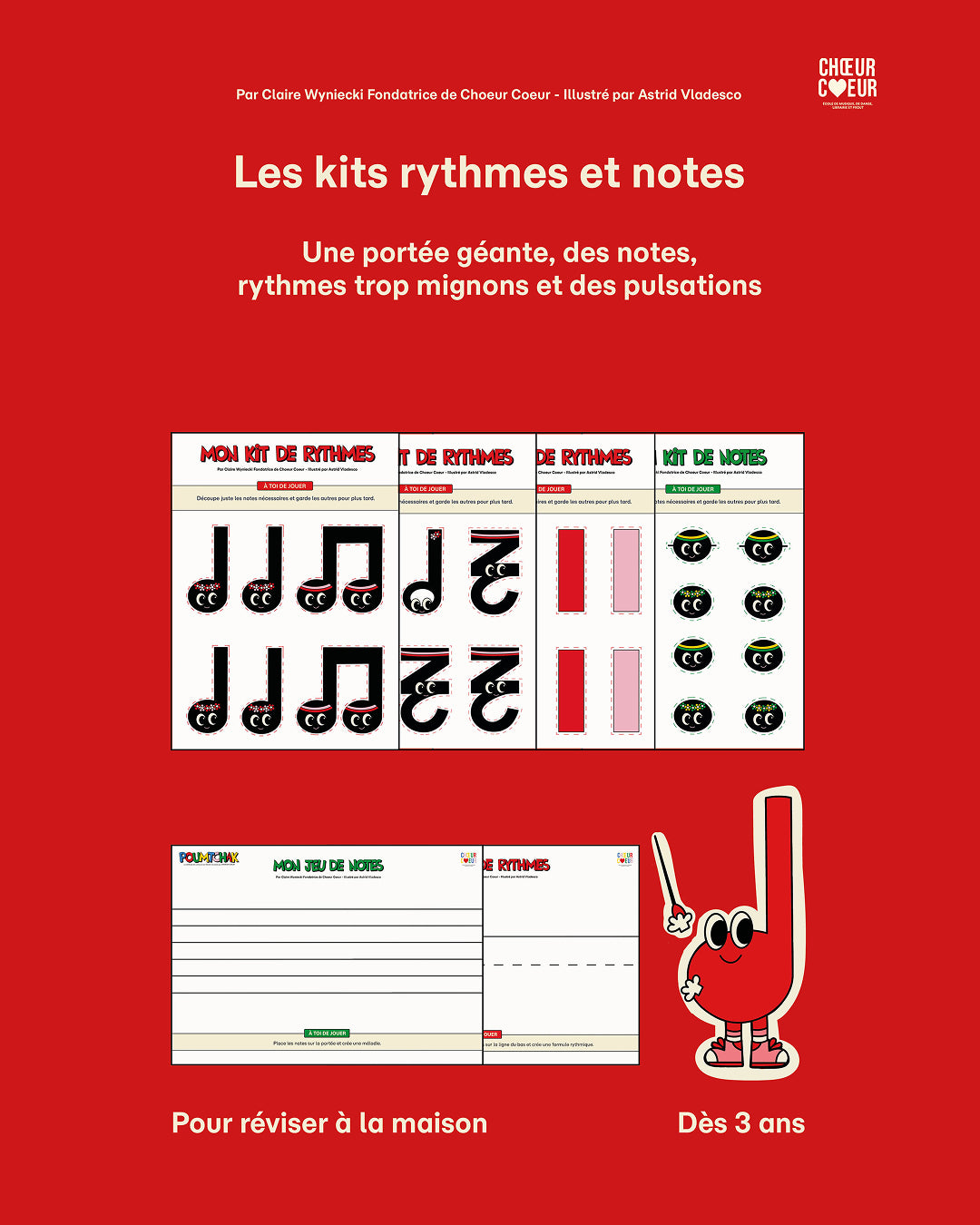 Mon kit rythmes et notes - Par Claire Wyniecki