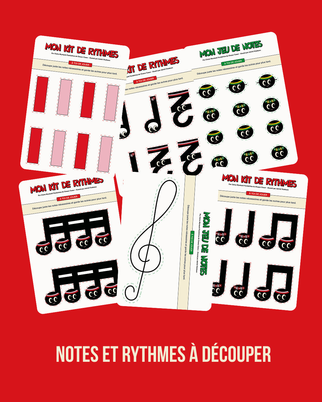 Mon kit rythmes et notes - Par Claire Wyniecki