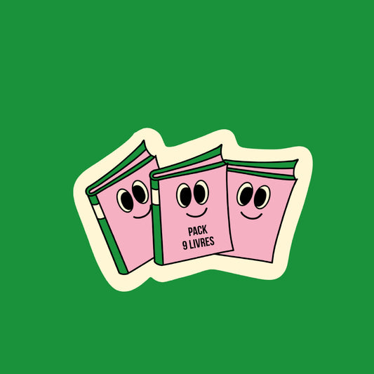 Pack personnalisé 9 livres