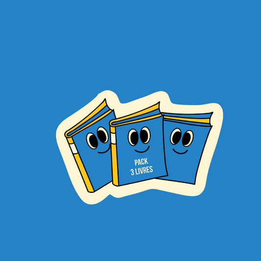 Pack personnalisé 3 livres