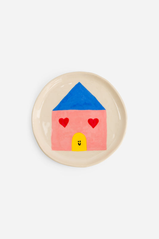 Assiette Choeur Coeur x Wobbly Studio ROSE