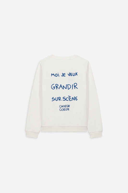 Sweat enfant - Moi je veux grandir sur scène
