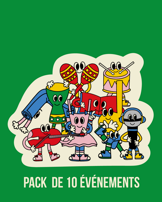 PACK DE 10 ÉVÉNEMENTS DU WEEK-END