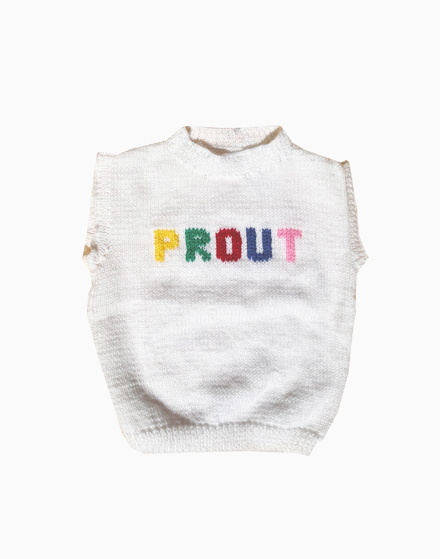 PULL PROUT SANS MANCHES DE 12/18 MOIS À 6 ANS