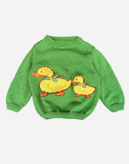 PULL RÉGINE MAMAN/BÉBÉ POUSSIN 4 ANS