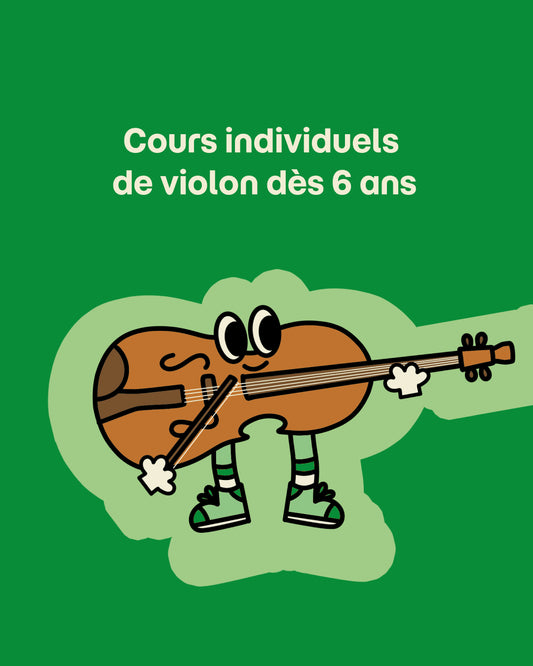 Cours individuels de violon