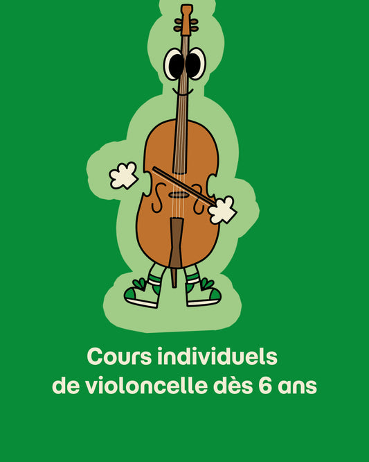 Cours individuels de violoncelle