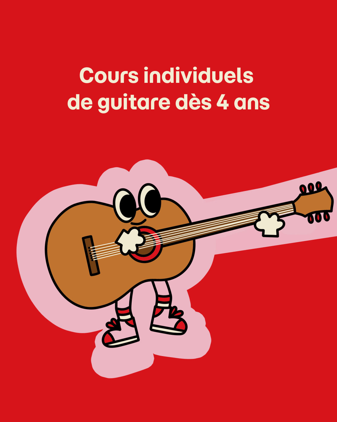 Cours individuels de guitare